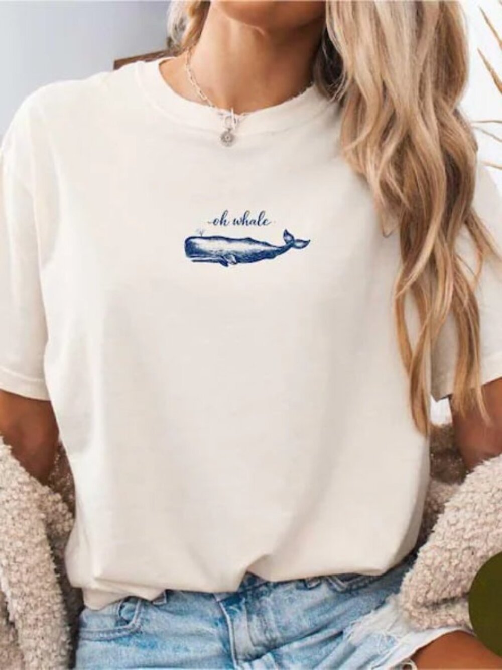 Funny  Oh Whale Shirt, Beach Tee, Summer Vibes Shirt